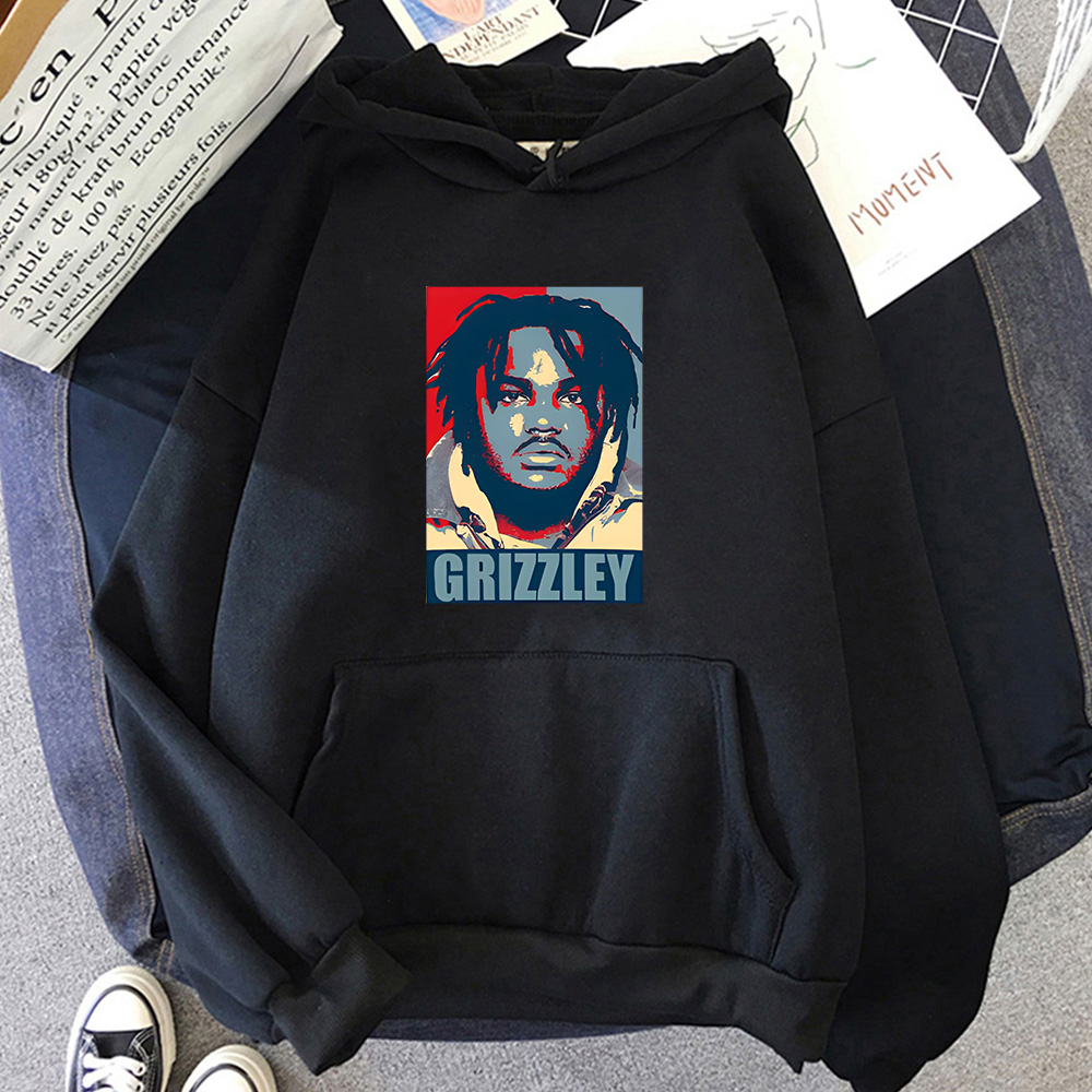 Winter Clothing Drawing - T-Grizzley Comfortabele Grunge Sweatshirts Met Capuchon