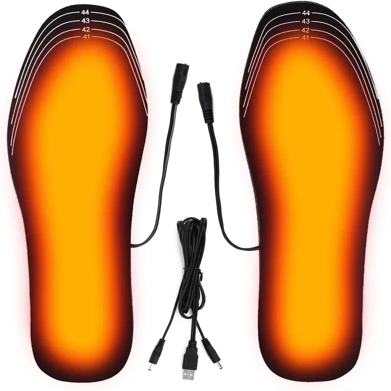 Heated Insole Rechargeable - USB-verwarmde inlegzolen Elektrische voetverwarmingsmat Voetenwarmer Sokmat