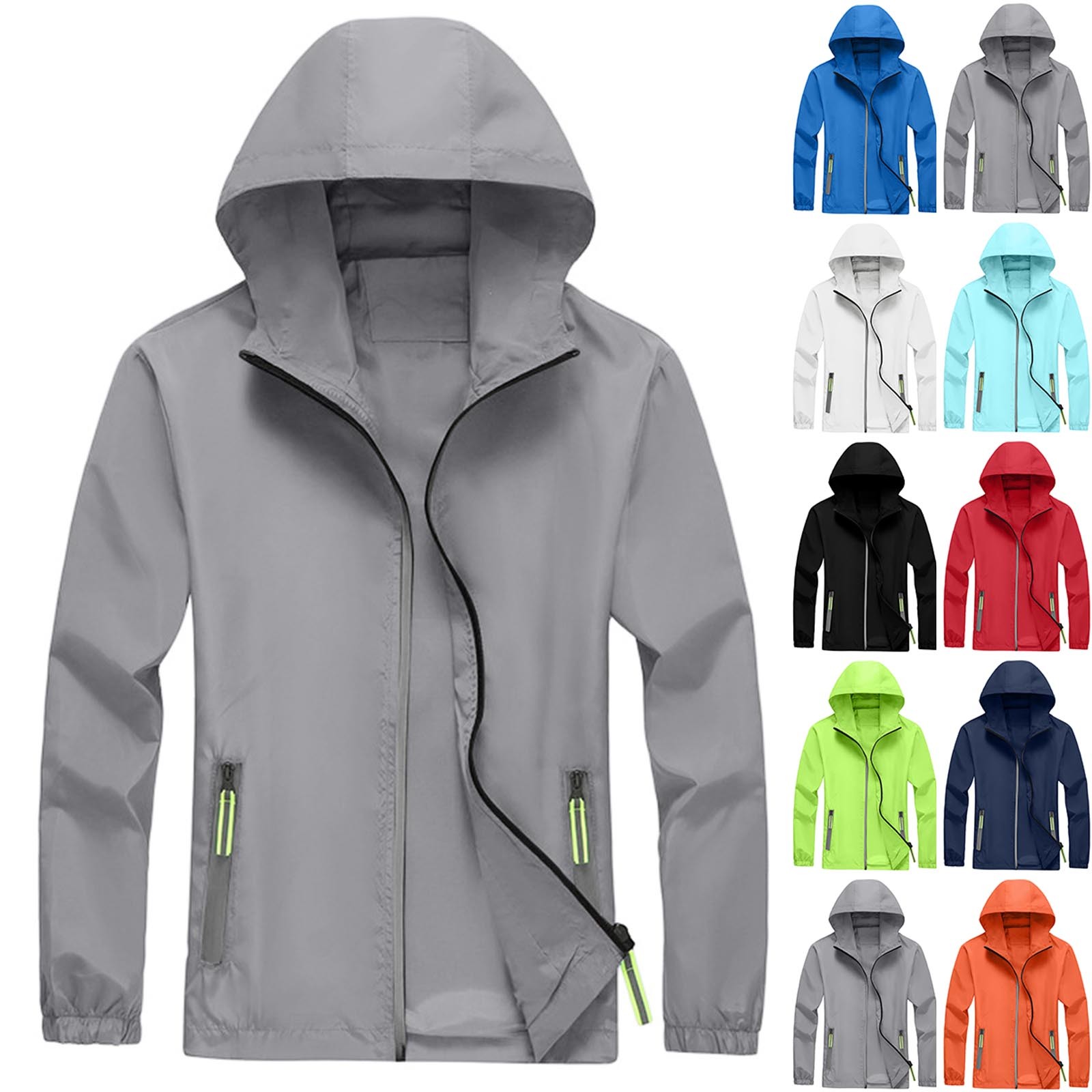 Winter Sun Clothing - Heren winterjas, licht en effen van