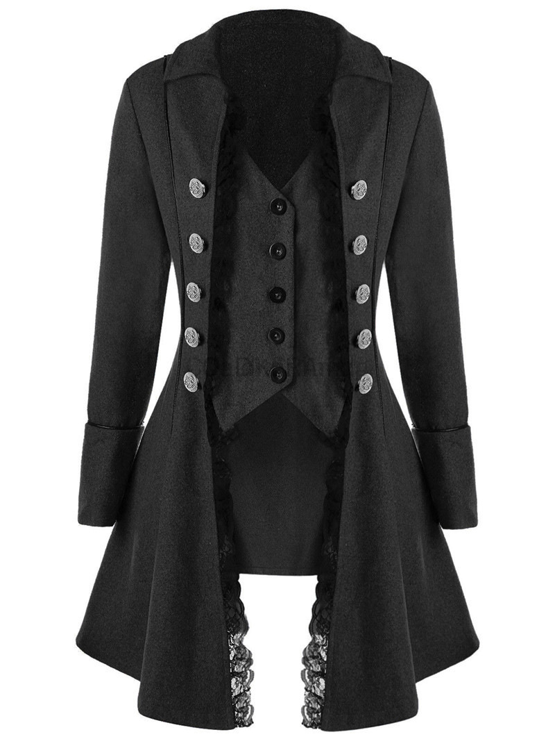 Winter Clothing For Woman - Winter damesjas Gothic Steampunk korset Halloween