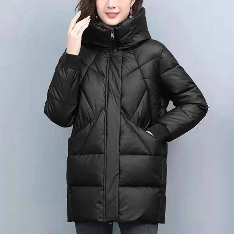 Winter Clothing Trends 2026 - Donsjack met katoenen vulling Damesoverjas Winter