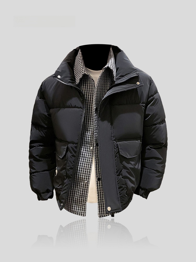 Winter Sun Clothing - Verdikte katoenen jas Heren Casual patchwork