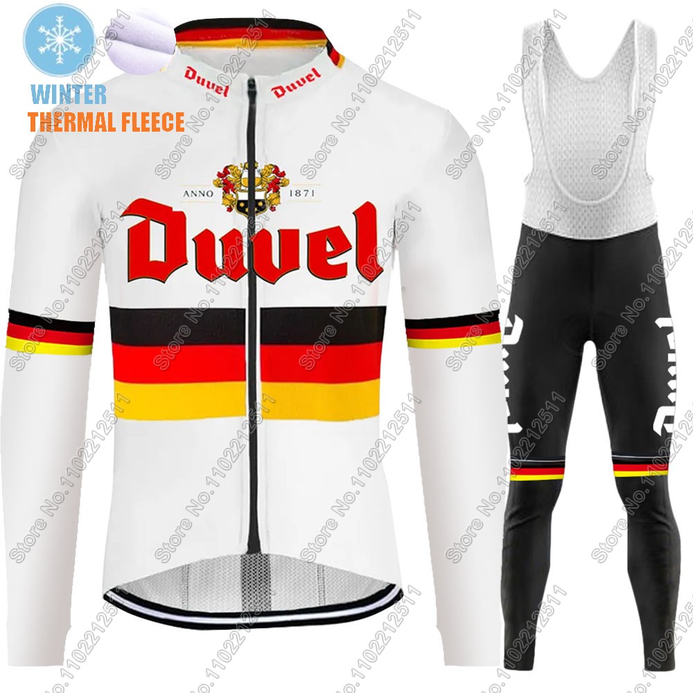 Winter Clothing Germany - Winter Duvel Duitsland 2024 Wielertrui Set