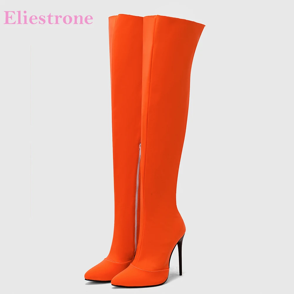 Winter Clothing For Woman - Nieuwe Winter Glamour Oranje Geel Vrouwen