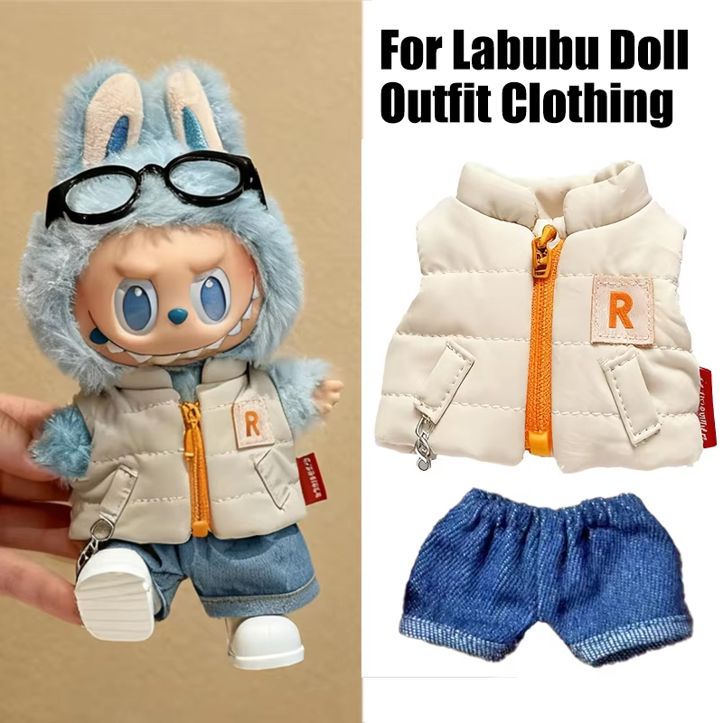 Winter Clothing For Babies - Voor 15 17 cm Labubu Pop