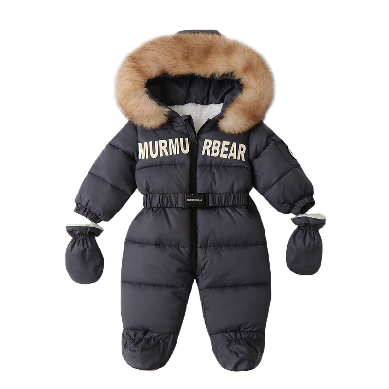 Winter Clothing For Babies - Winter Pasgeboren Baby Jumpsuit Dikker Baby