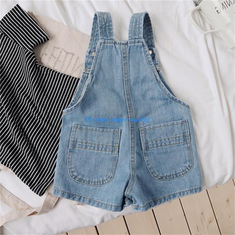 Winter Clothing Activities For Toddlers - 090B Stijlvolle peuter-jeans-overalls, shorts, gemakkelijk te