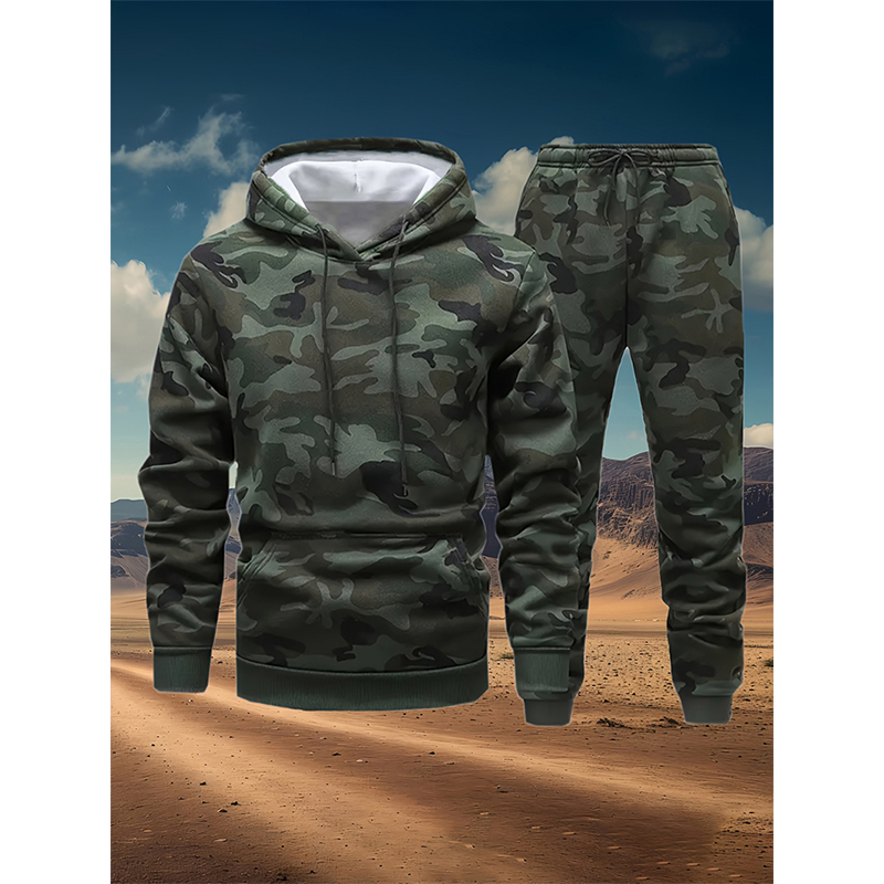 Winter Clothing For Woman - Herfst Camouflage 3D Print Hoodies Broek