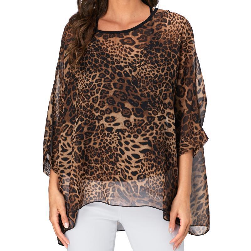 Winter Sun Clothing - 4327 Mode Boheems chiffon overhemd voor