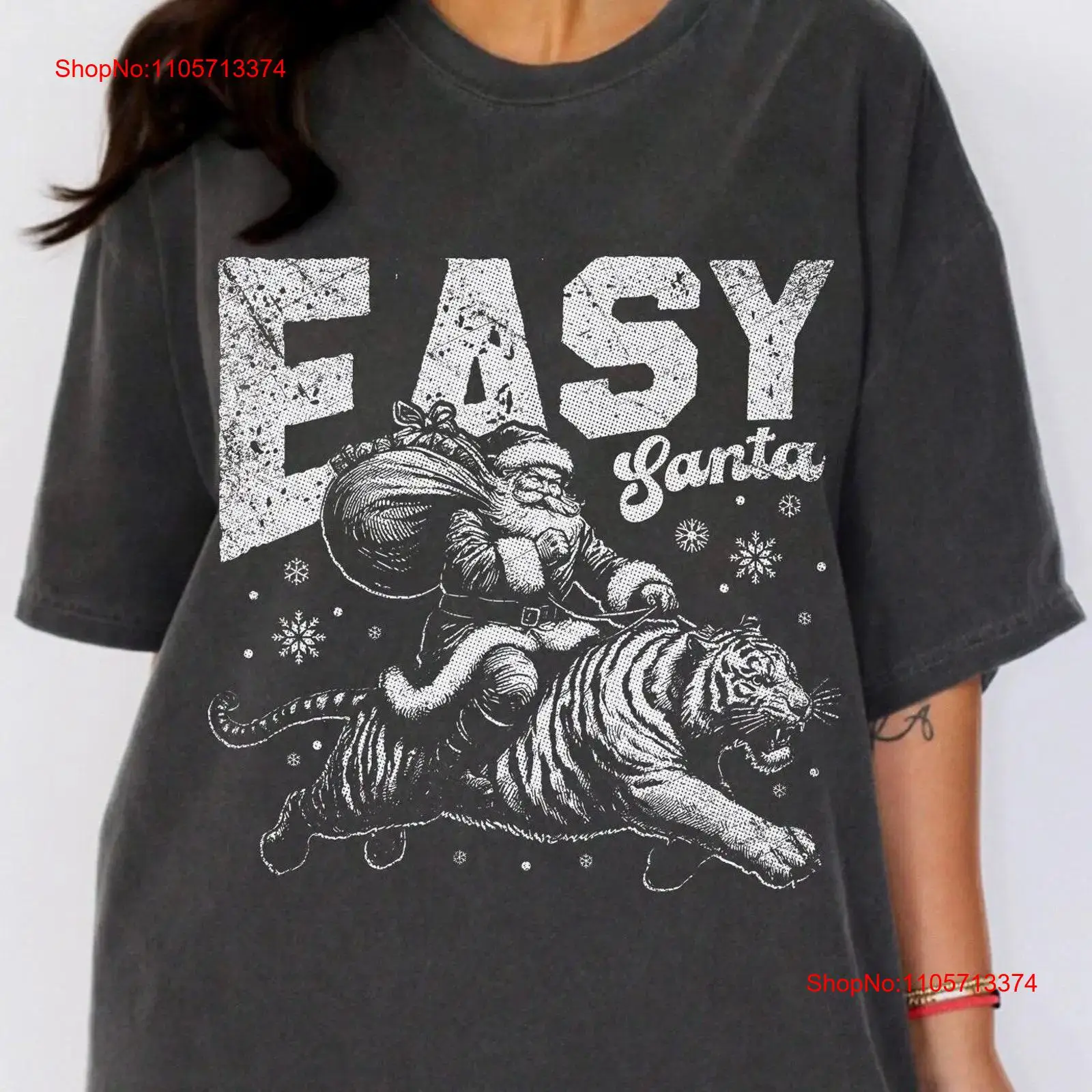 Winter Clothing Meme - Easy Santa T-shirt Tiger Fun voor