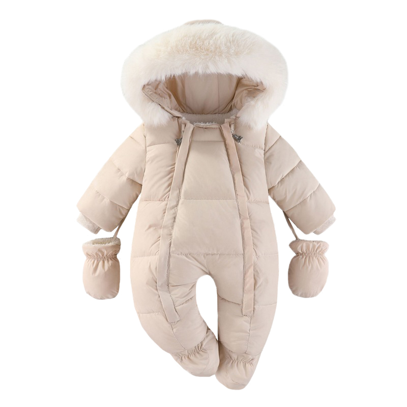 Winter Clothing For Babies - Winter pasgeboren baby romper met handschoenen