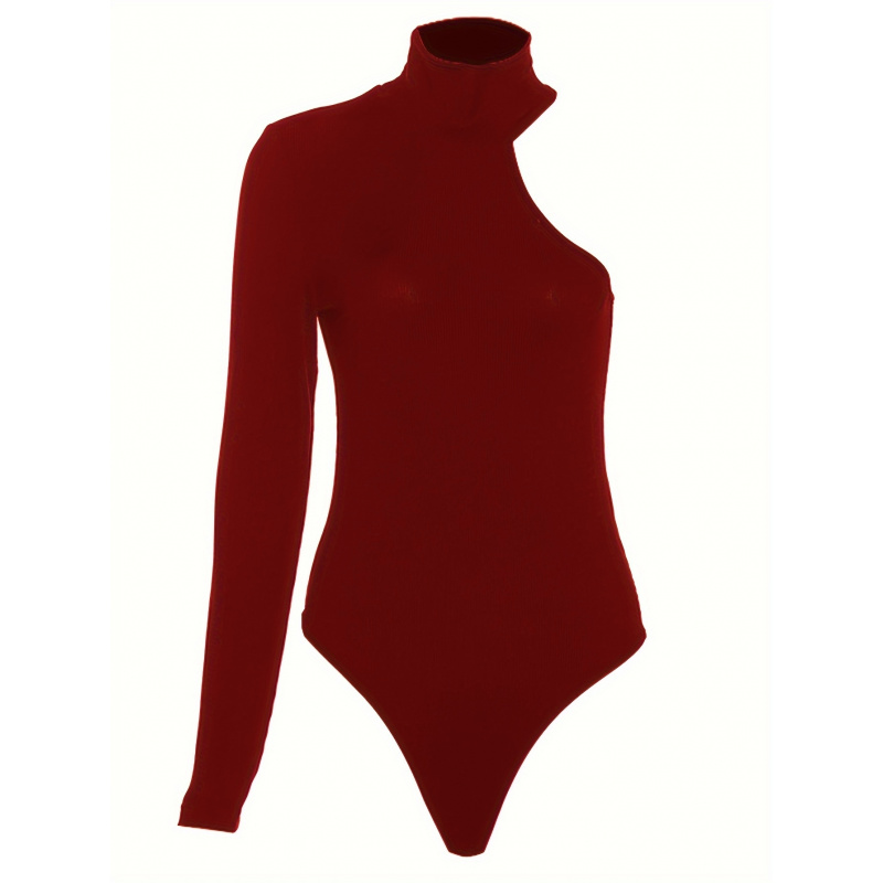 Effen asymmetrische geribbelde - Winter Clothing For Woman recensie en prijs