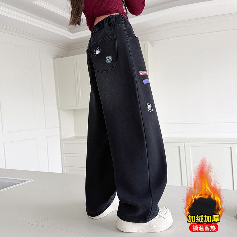 Herfst Meisjes Jeans Cartoon G - Winter Clothing Drawing recensie en prijs