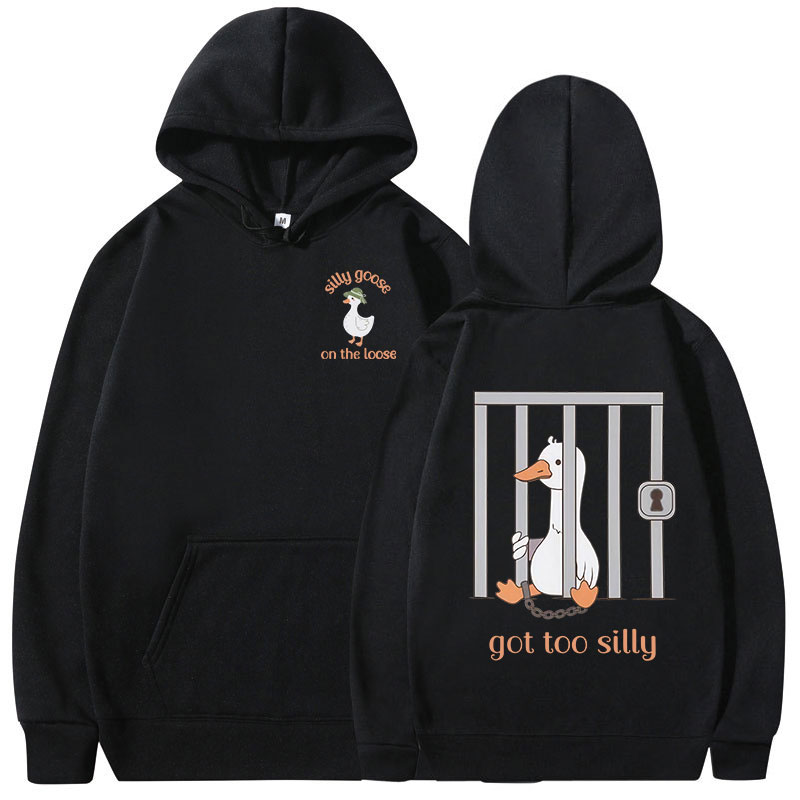 Silly Goose op de losse hoodie - Winter Clothing Meme recensie en prijs