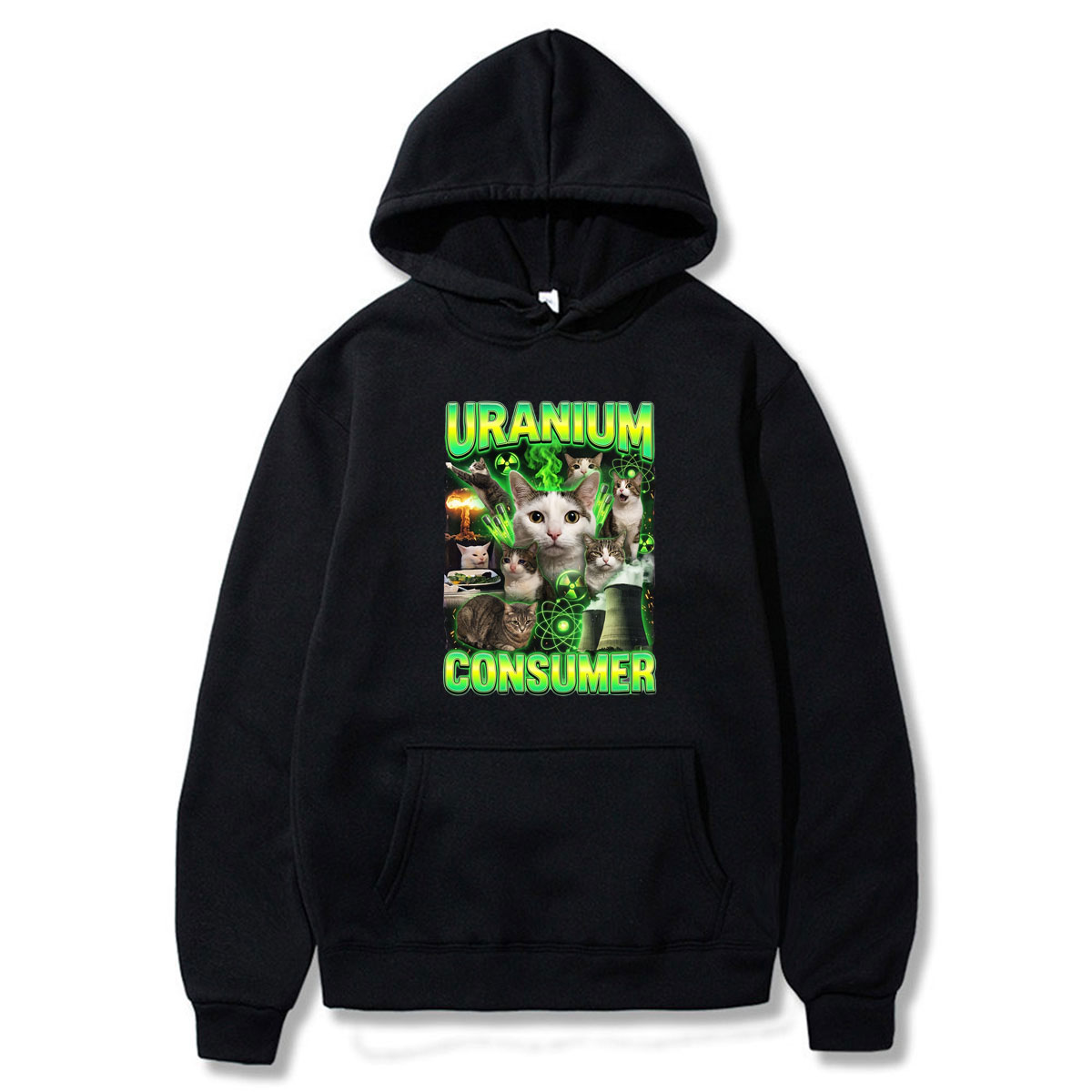 Uranium Consumer Cat Meme Grap - Winter Clothing Meme recensie en prijs