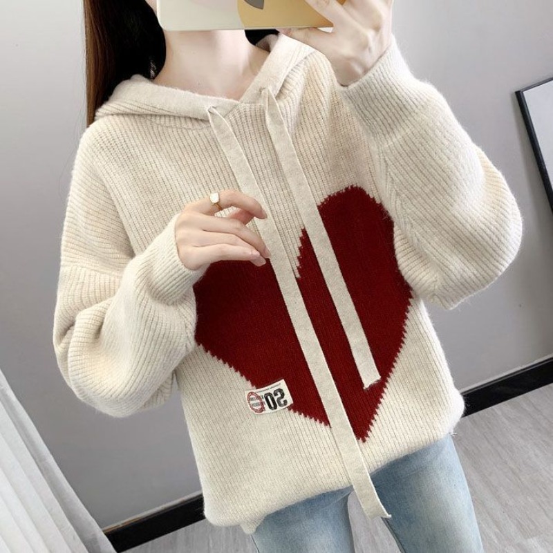 Beige Dames Hoodies Sweatshirt - Winter Clothing Drawing recensie en prijs