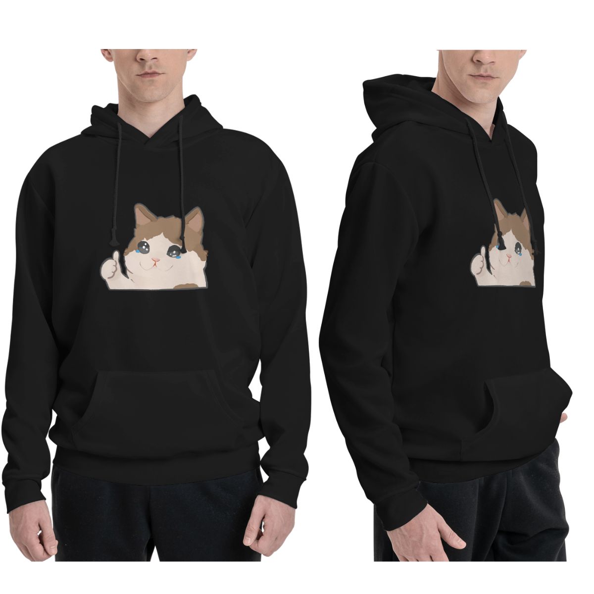 Huilende Kat Meme Hoodies Mann - Winter Clothing Meme recensie en prijs