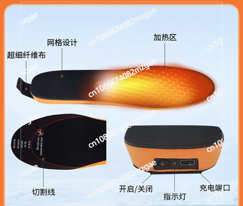 Elektrische verwarming, verwar - Heated Insole Rechargeable recensie en prijs