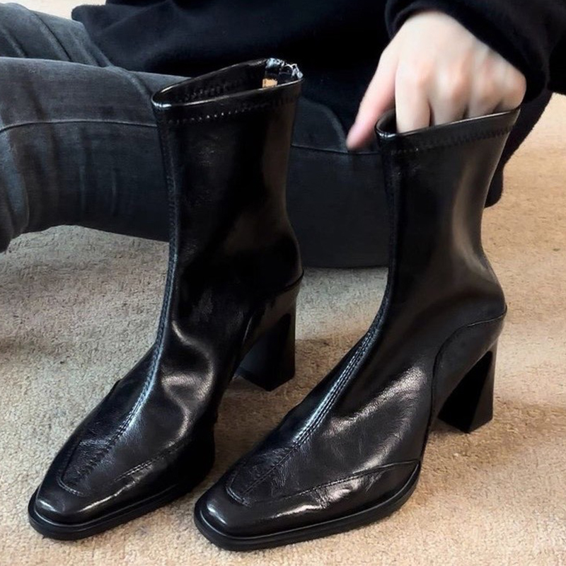Hoge Hakken Dames Enkellaarsje - Winter Clothing For Woman recensie en prijs