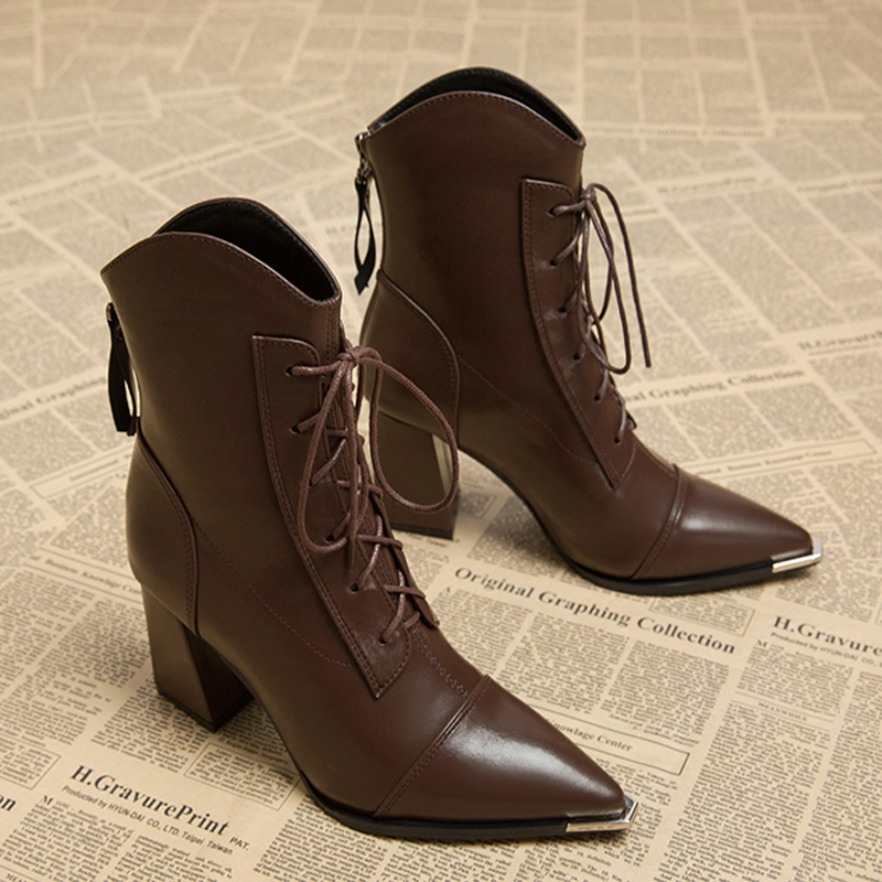Dames Enkellaarsjes Mode Punts - Winter Clothing For Woman recensie en prijs
